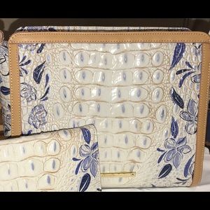 Brahmin CARRIE CROSSBODY INDIGO PALAMINTO